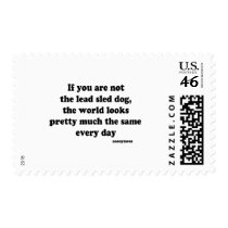 Lead Sled Dog quote postage