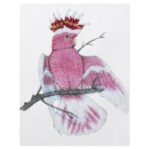 Leadbeater Cockatoo flyers by tshirtdart Leadbeater Cockatoo flyers