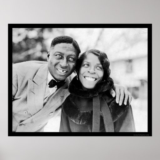 Leadbelly & Martha Ledbetter 1935 Print