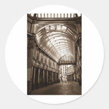 Leadenhall Market London Round Stickers