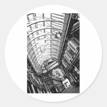 Leadenhall Market London Round Stickers