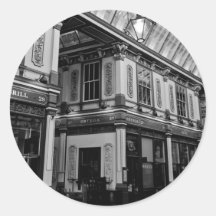 Leadenhall Market London Round Stickers