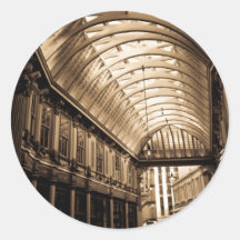 Leadenhall Market London sepia toned Stickers
