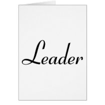 Leader Greeting Cards
