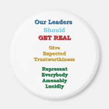 Leaders GET REAL Magnets