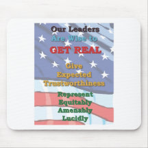 Leaders wise to GET REAL Mousepads