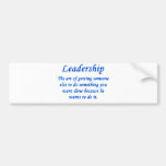 Leadership Bumper Sticker