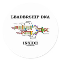Leadership DNA Inside (DNA Replication) Stickers