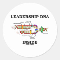 Leadership DNA Inside (DNA Replication) Stickers