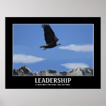 Eagle Motivational Poster on Leadership   Eagle Smaller Motivational Poster Posters By