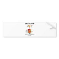 Leadership Involves Lots Of Guts (Digestive Humor) Bumper Stickers