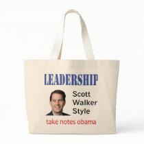 Leadership: Scott Walker style Tote Bag