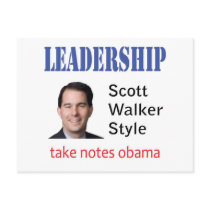Leadership: Scott Walker style Post Cards