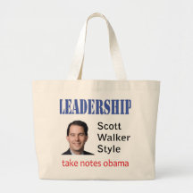 Leadership: Scott Walker style Tote Bag