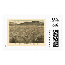 Leadville, CO Panoramic Map - 1879 Postage Stamps