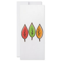 Leaf Art rack cards by fantasian_angel Leaf Art rack cards
