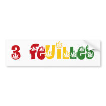 Leaf bumper stickers