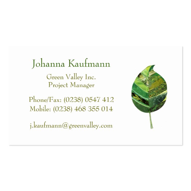 Leaf Business Cards