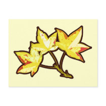 Leaf Cluster postcards