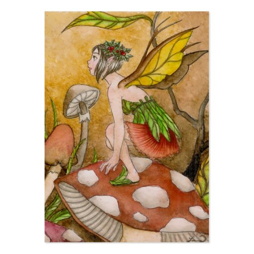 Leaf Fairy Business Card (front side)