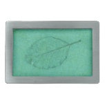 Leaf Fossil Rectangular Belt Buckles