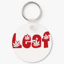 Leaf keychains