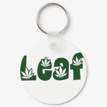 Leaf keychains