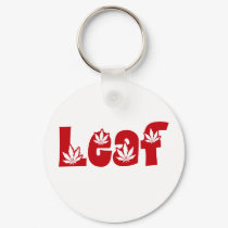 Leaf keychains