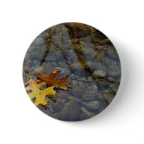 Leaf Leaves Streams Water Reflections buttons by lifesphere Leaf Leaves Streams Water Reflections buttons