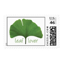 Leaf Lover Tree Hugger Postage Stamp