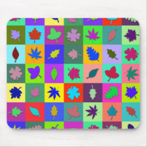 Leaf Mosaic mousepads