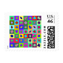 Leaf Mosaic postage by nassosvakalis Leaf Mosaic postage