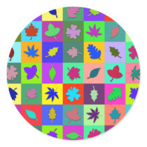 Leaf Mosaic stickers by nassosvakalis Leaf Mosaic stickers