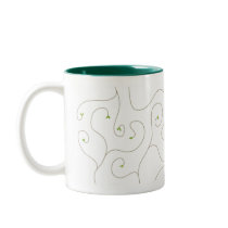 Leaf Mug by pixelize Leaf Mug