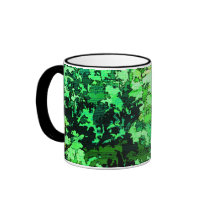 Leaf Music Pattern Mugs