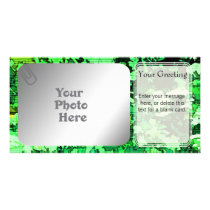 Leaf Music Pattern PhotoCard Template
