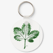 Leaf Nature Print Keychain