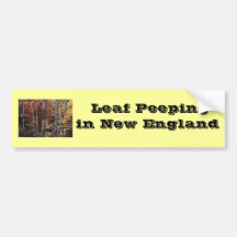 Leaf Peeping Bumper Sticker