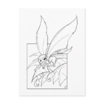 Leaf Pixi postcards by JollyJack Leaf Pixi postcards