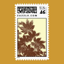 Leaf Print postage by loraseverson Leaf Print postage