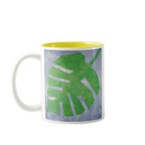 Leaf Quilt Block mug by CRQuilts Leaf Quilt Block mug