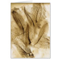 leaf rubbings cards