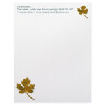 Leaf Simple Stationery Custom Letterhead