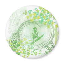 Leaf Surfer magnets by HolidaysToRemember Leaf Surfer magnets