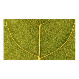 leaf texture business card templates