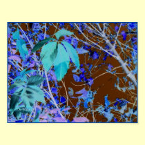 Leafed in Turquoise Poster posters