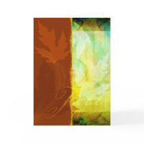 Leafs on Brown-fall cards