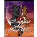 LeafxCrow, I support LeafxCrow t-shirts by Darkshadow980 LeafxCrow, I support LeafxCrow t-shirts