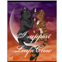 LeafxCrow, I support LeafxCrow t-shirts by Darkshadow980 LeafxCrow, I support LeafxCrow t-shirts
