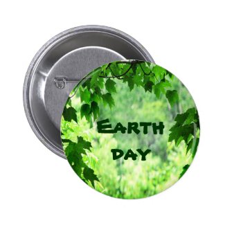 Leafy Earth Day Pins